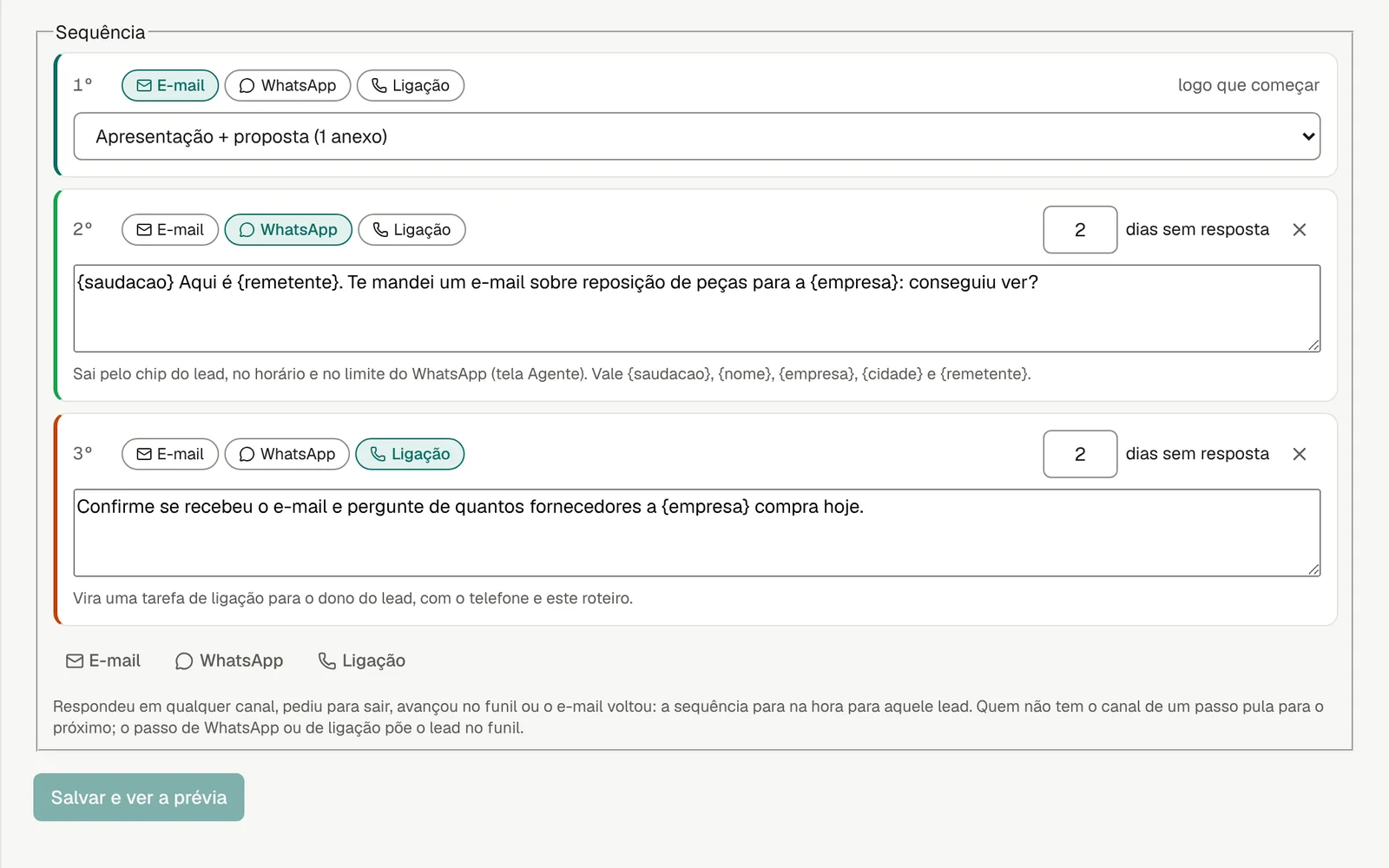 Editor de sequência multicanal